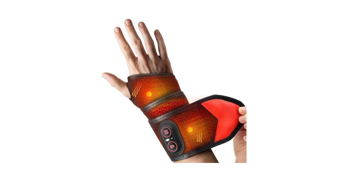 DeMoce Cordless Heated Wrist Brace Pad