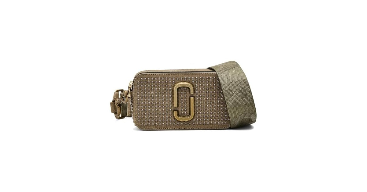 Marc Jacobs Canvas Snapshot Green Crystal