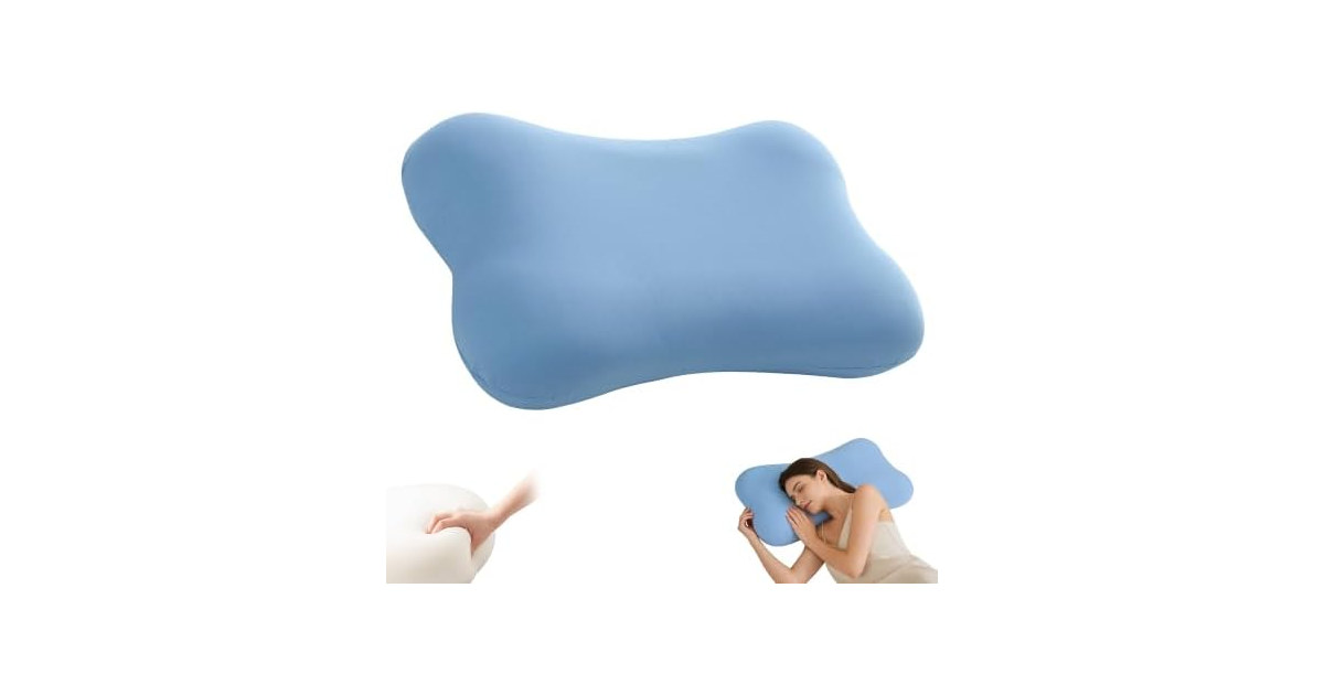 Phent zari Neck Pillow, Side Sleepers