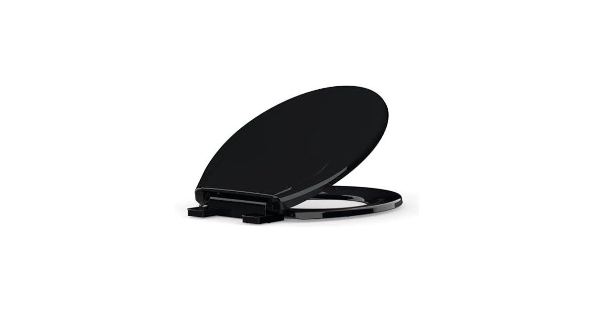 OUTLANE Elongated Toilet Seat, Slow Close