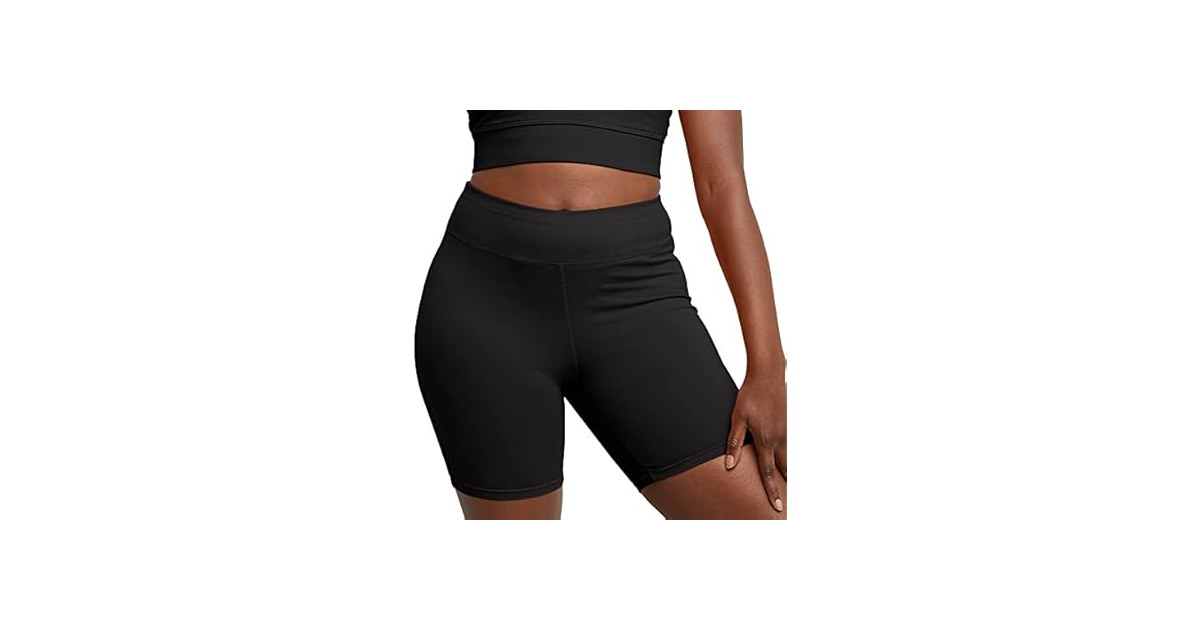 Hanes Women (M) Stretch Jersey Bike Shorts