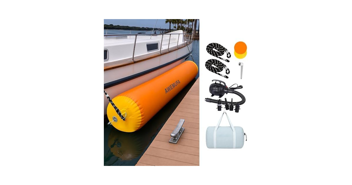 AWEMUFA 10ft Inflatable Boat Fender