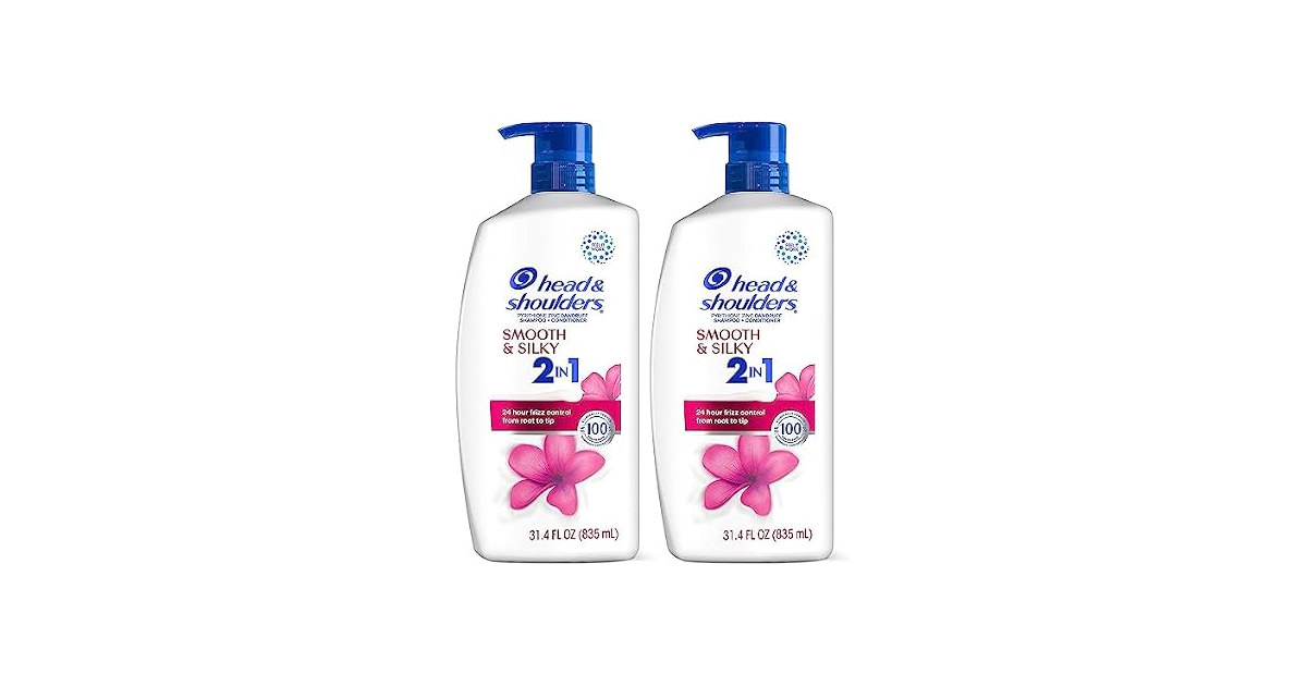 Head and Shoulders Smooth Silky 2in1 Twin Pack