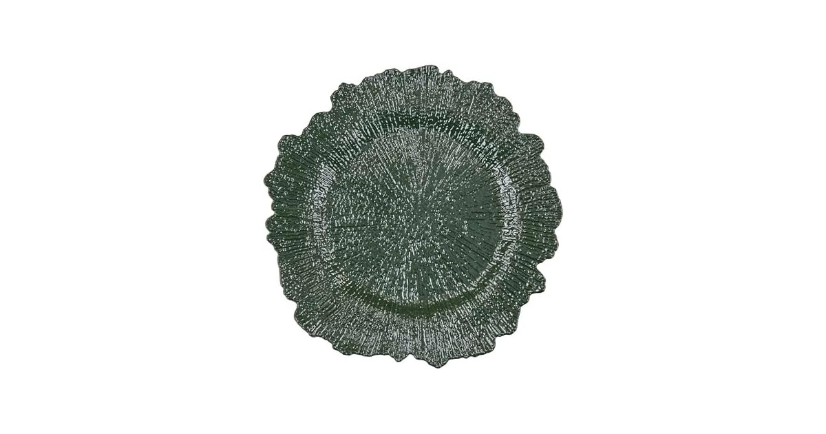 SARO LIFESTYLE Starburst Charger Plates
