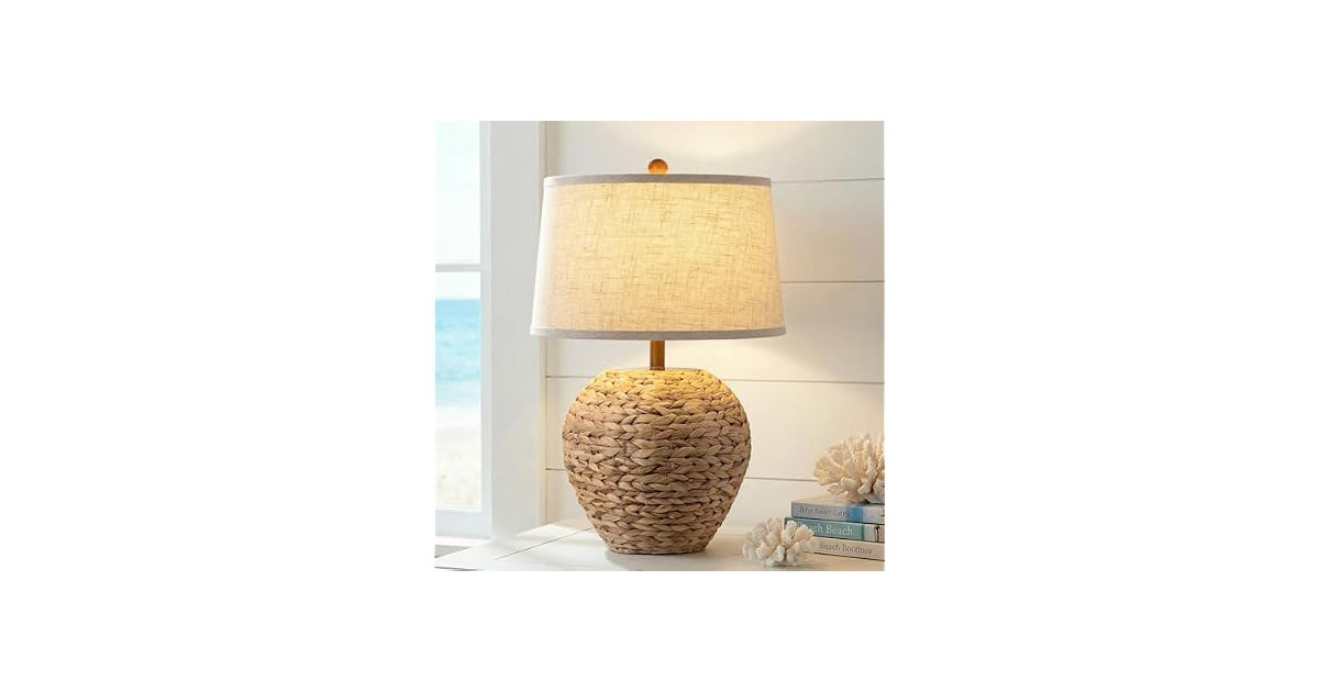 TOBUSA HKRC-TL-KN-T0208-1 Rattan Table Lamp