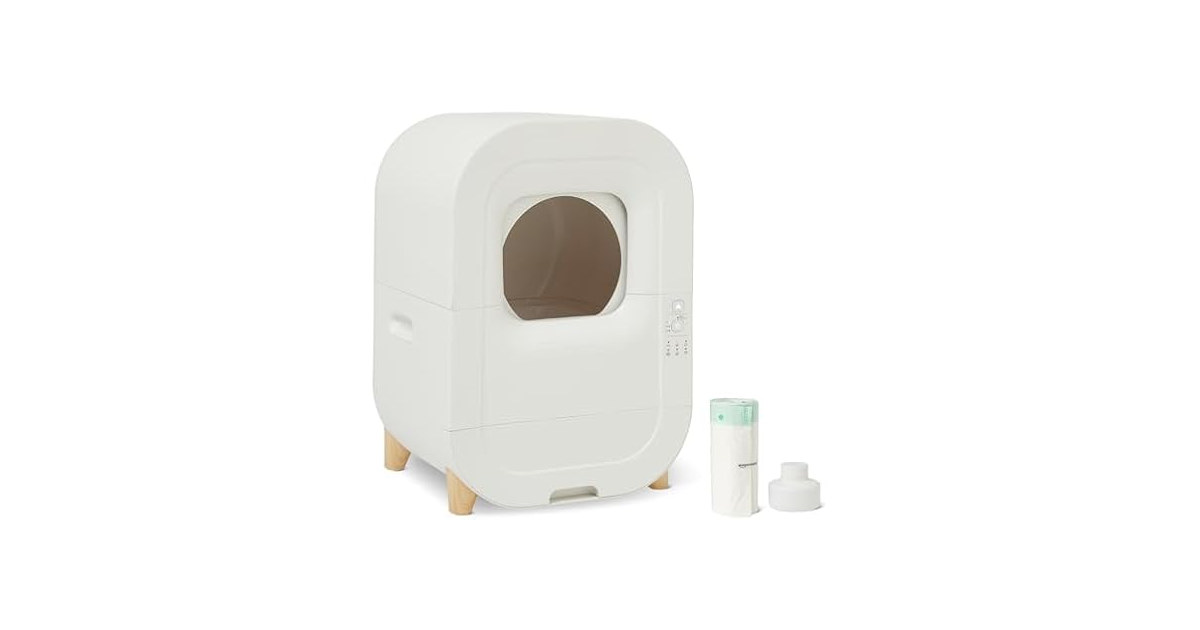 Amazon Basics Automatic Self-Cleaning Cat Litter Box