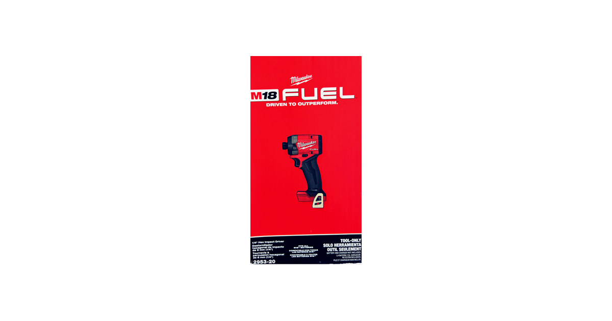 Milwaukee 2953-20 18V 1/4" Hex Impact Driver