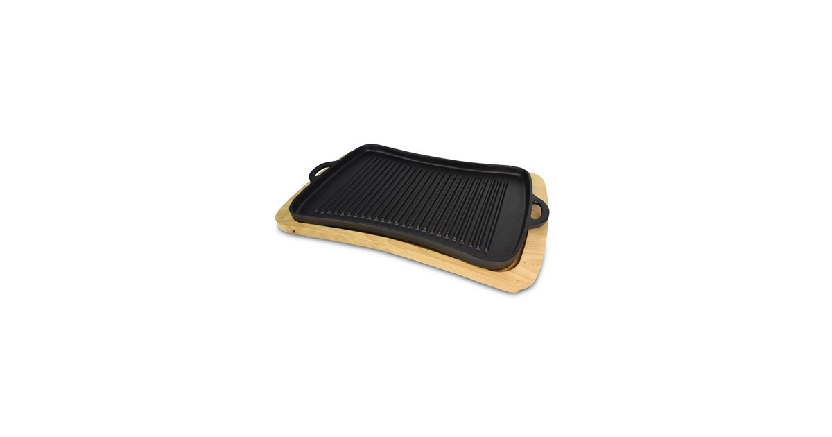 Jim Beam Cast Iron Grill Pan Set