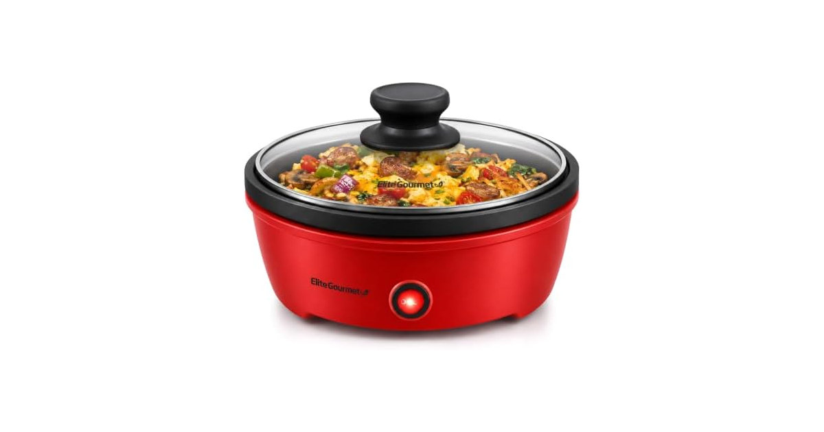 Elite Gourmet EGL-6101 Stir Fry Griddle