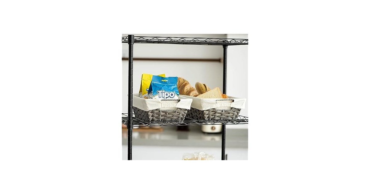 Suptinwear Waterproof & Washable Plastic Woven Basket