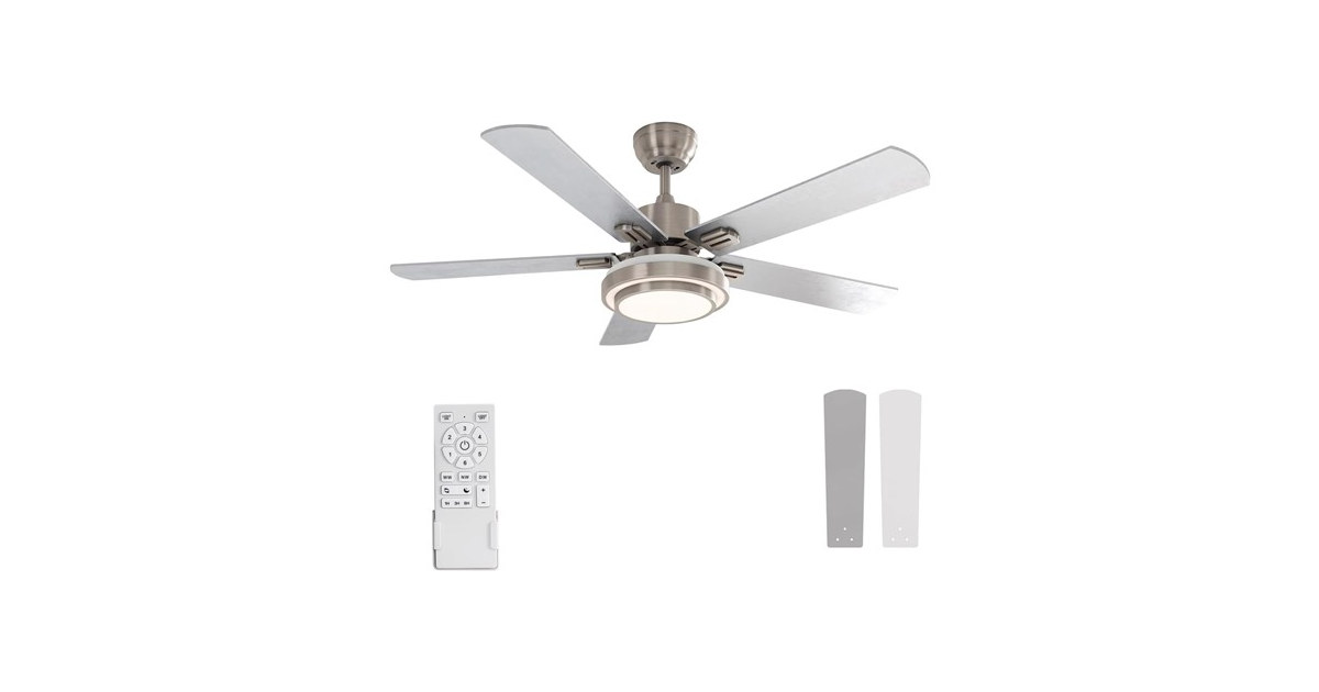 52" LED Ceiling Fan w/ Remote & Light