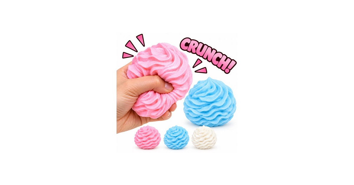 Cream Roll Crunch Squishy 2-Pk