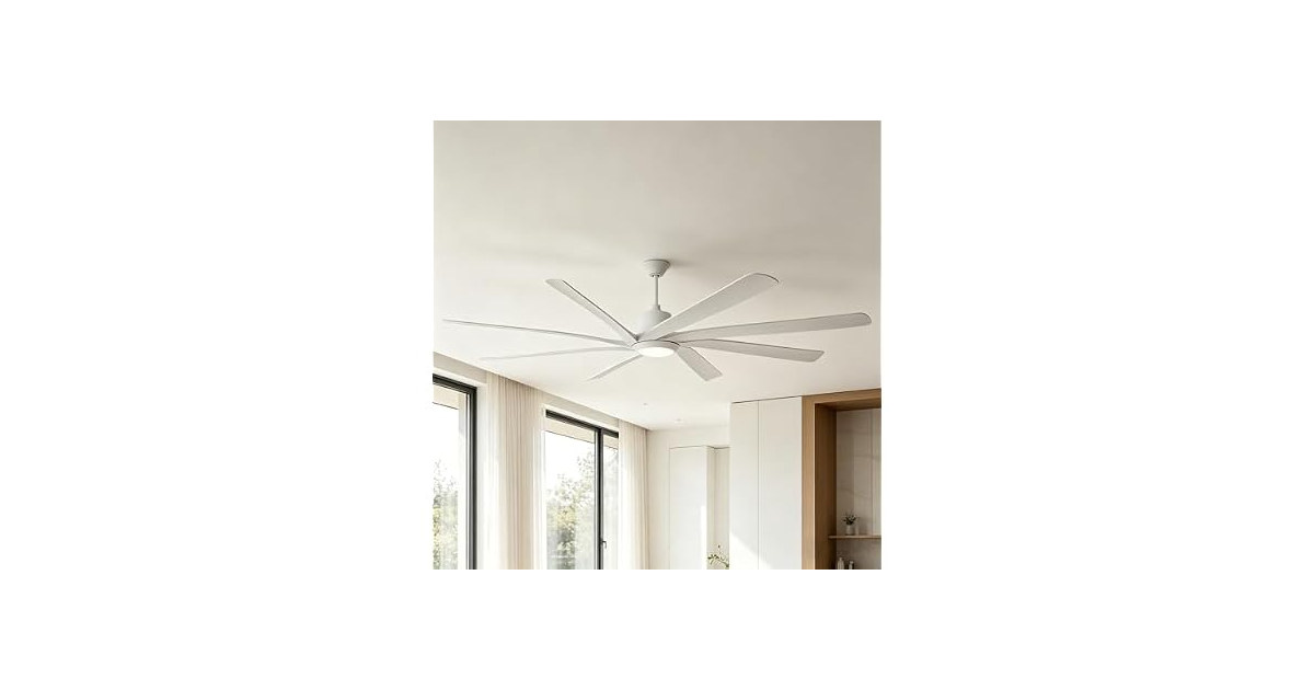 Parrot Uncle 100 Inch Ceiling Fan White