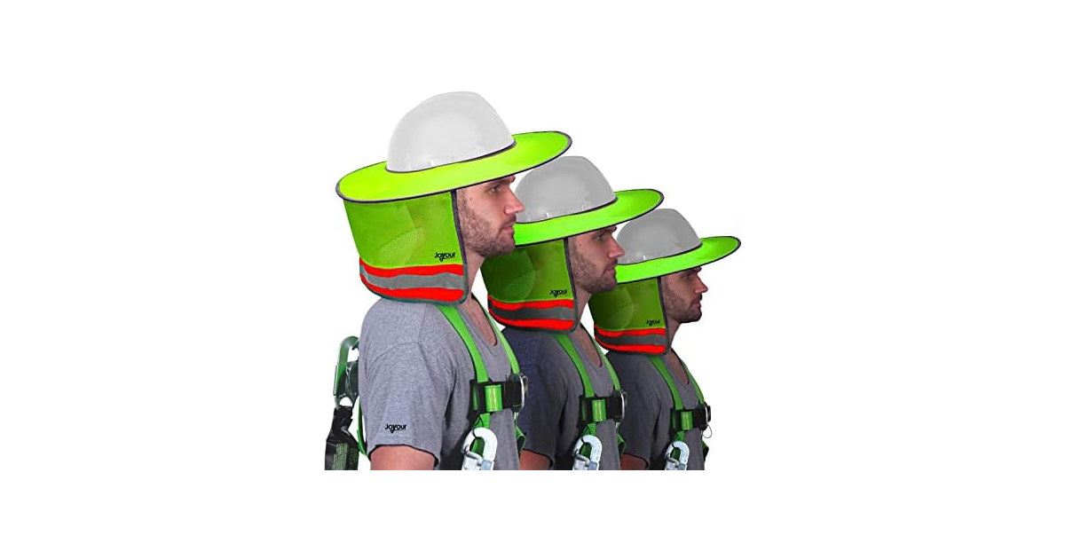 Hard Hat Sun Shade Full Brim 3-Pack