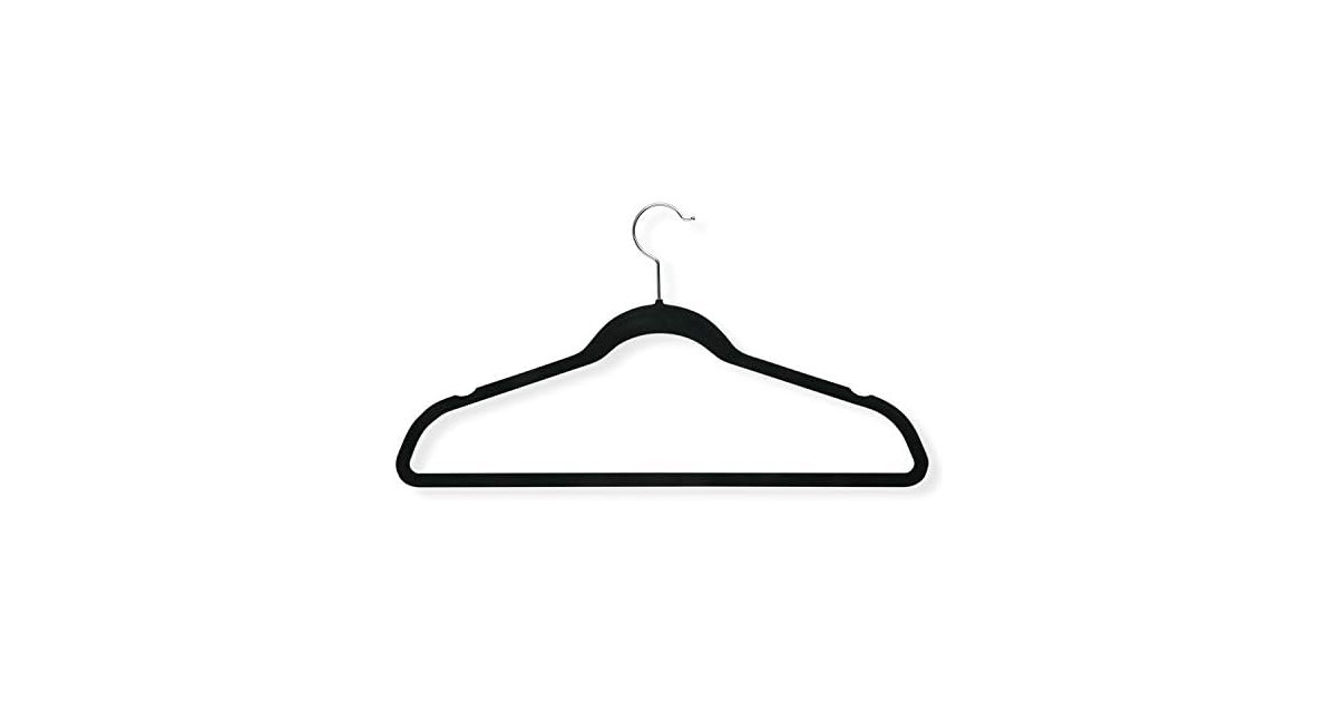 Honey-Can-Do 35-Pack Slim-Profile Non-Slip Velvet Hangers