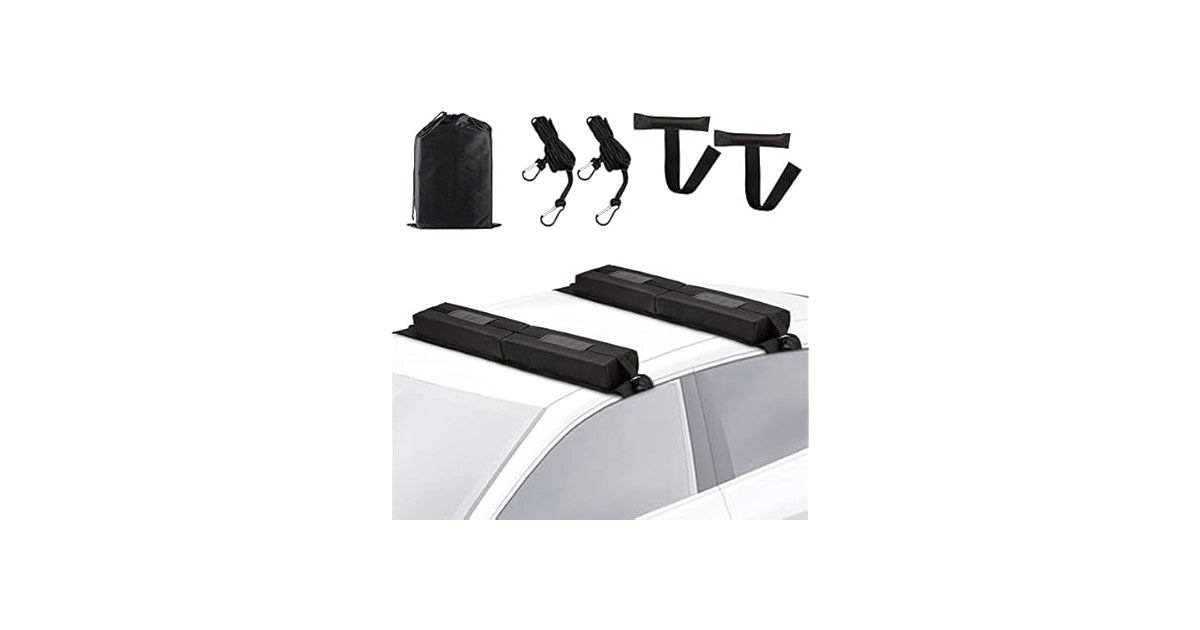 Zone Tech OR0037 Soft Roof Rack Pads Heavy Duty