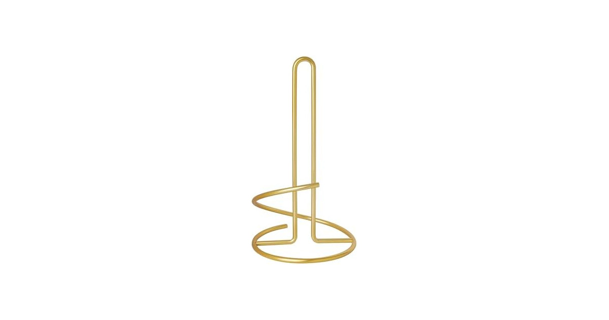 Spectrum Euro Gold Paper Towel Holder Countertop Kitchen Organizer
