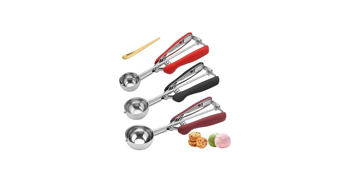 Cookie Scoops for Baking Set