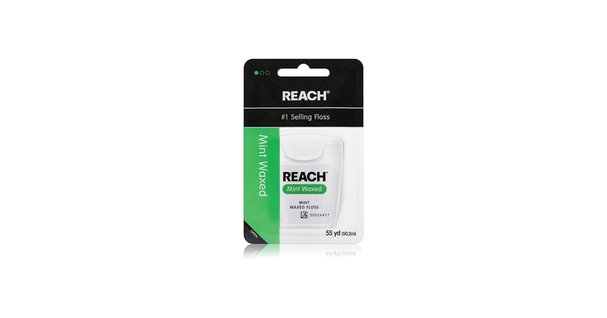Reach Waxed Dental Floss Mint 55yd