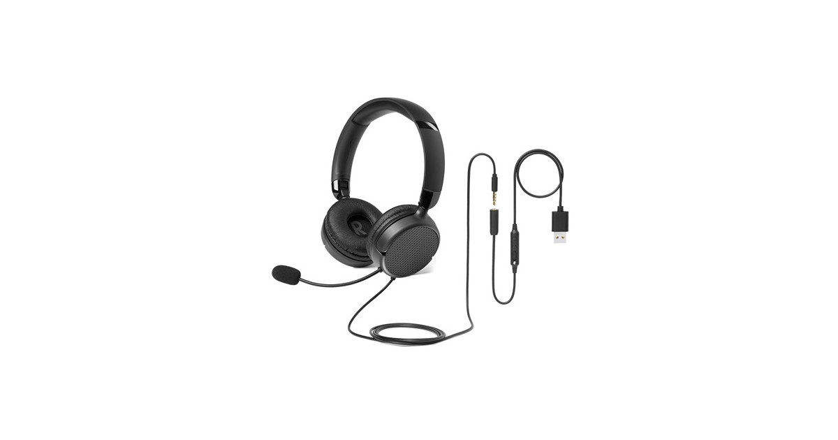 Amazon Basics On Ear Wired Computer Headset