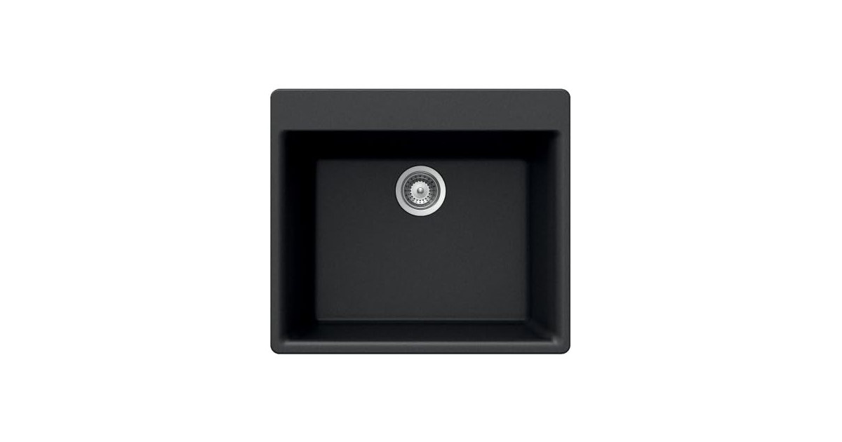 Houzer 24" Granite Composite Drop-in Topmount