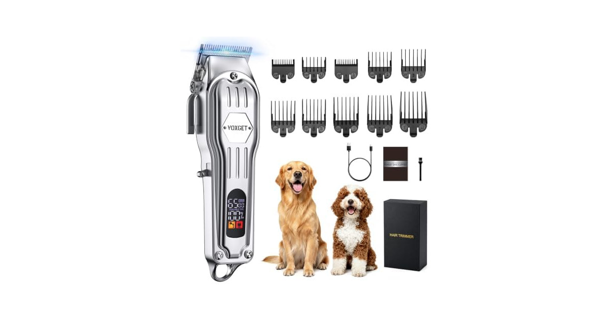 VOXGET Dog Clippers for Grooming Thick