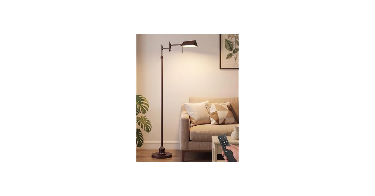 Bairth Oil-Rubbed Bronze Reading Floor Lamp