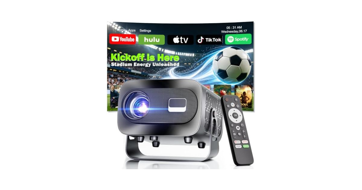 ZENTALITY 4K Projector WiFi Bluetooth