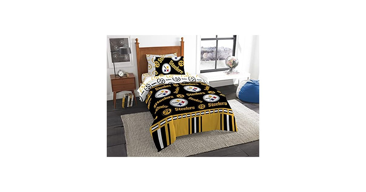 NFL Pittsburgh Steelers Rotary Bed Set (Twin)