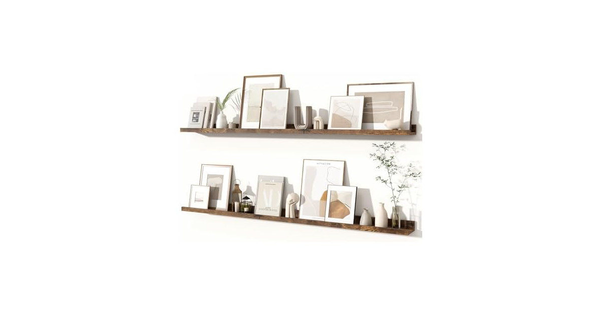 Fun Memories Picture Shelves 55" Brown