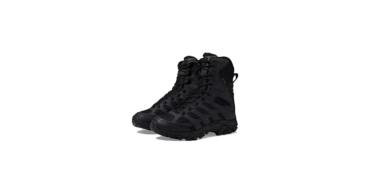 Merrell Men's Moab 3 8" Zip Military Leather Work Boots