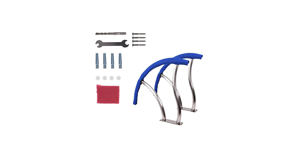 Pool Handrail 30"x30" Swimming Pool Stair Rail