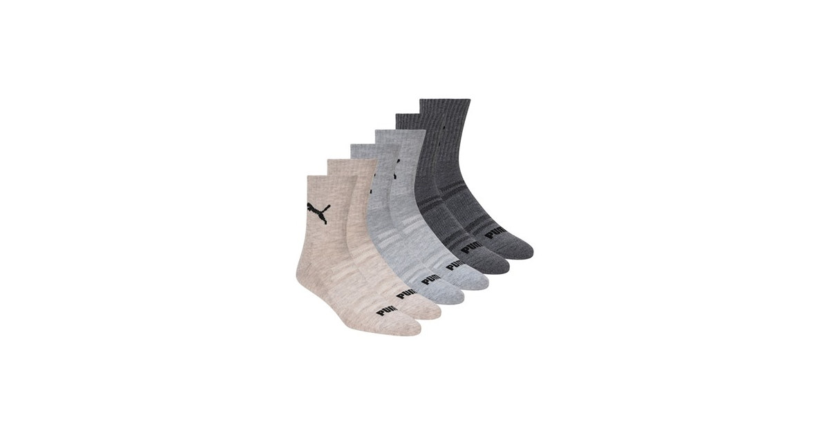 PUMA Men's 12-Pairs High Quarter Crew Socks