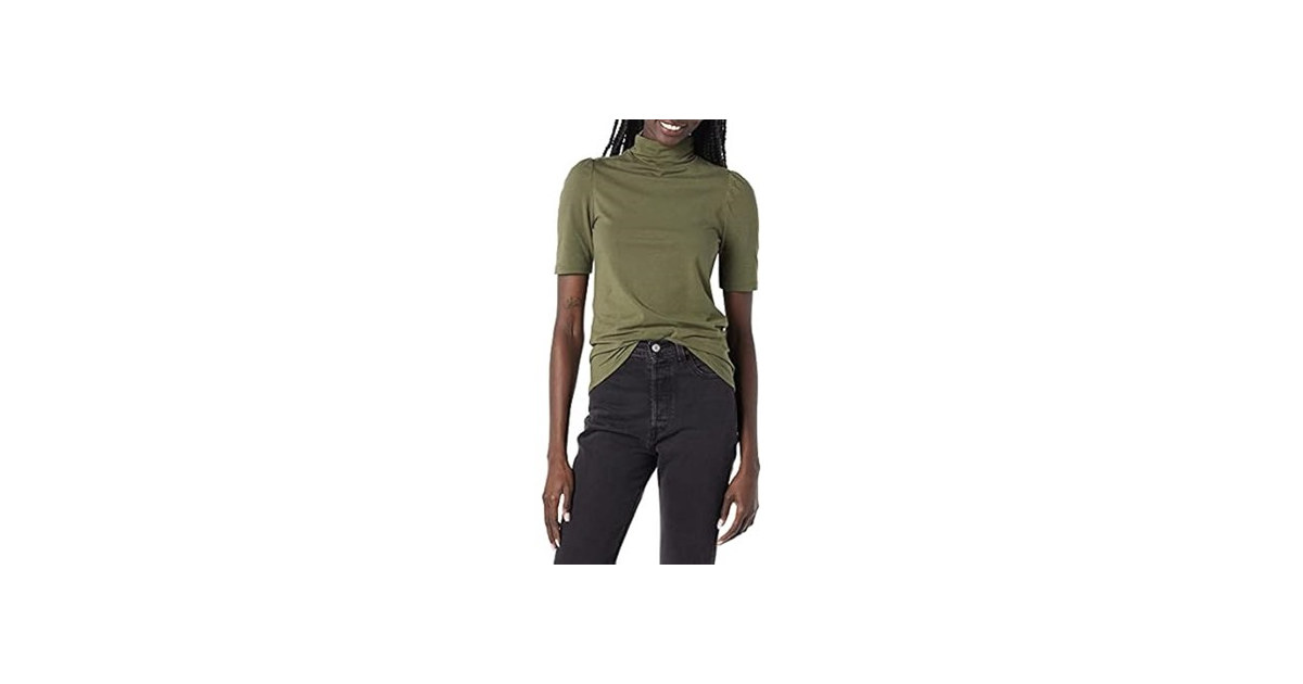 Amazon Essentials Women Cotton Modal Draped Top