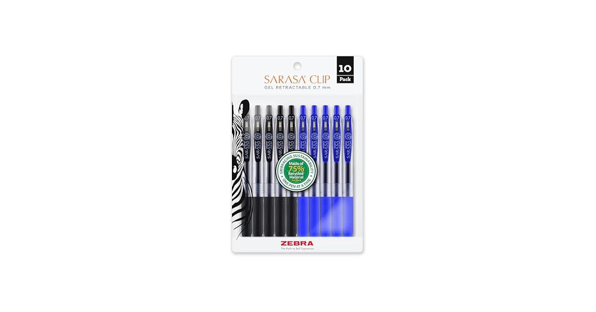Zebra Pen SARASA Clip Retractable Pen