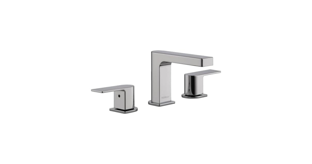 Widespread Two Handle Bathroom Faucet, 3 Hole