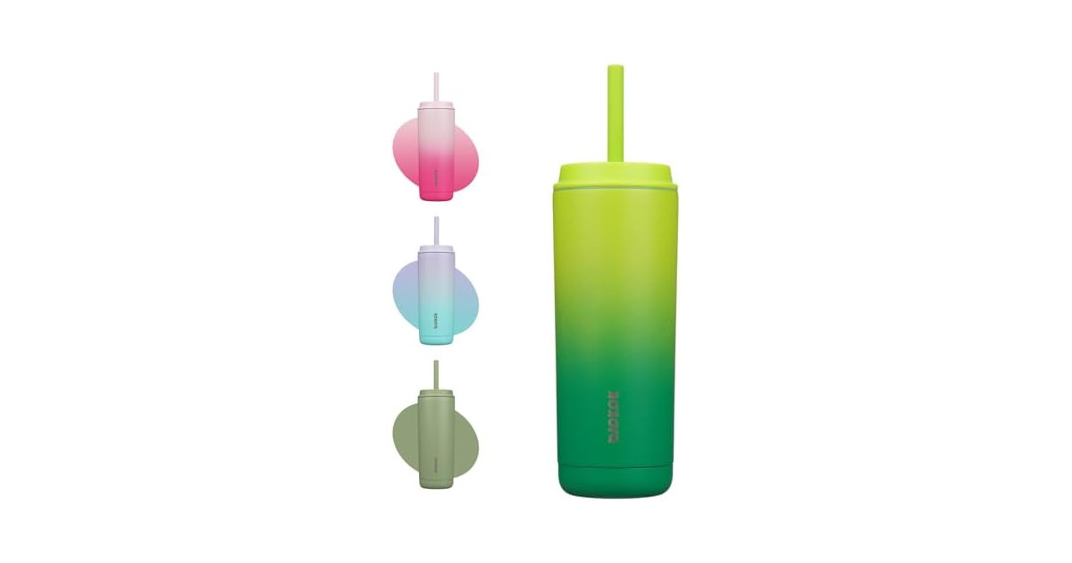 BJPKPK 20 oz Metal Tumbler with Straw & Lid, Insulated Double Wall Cup