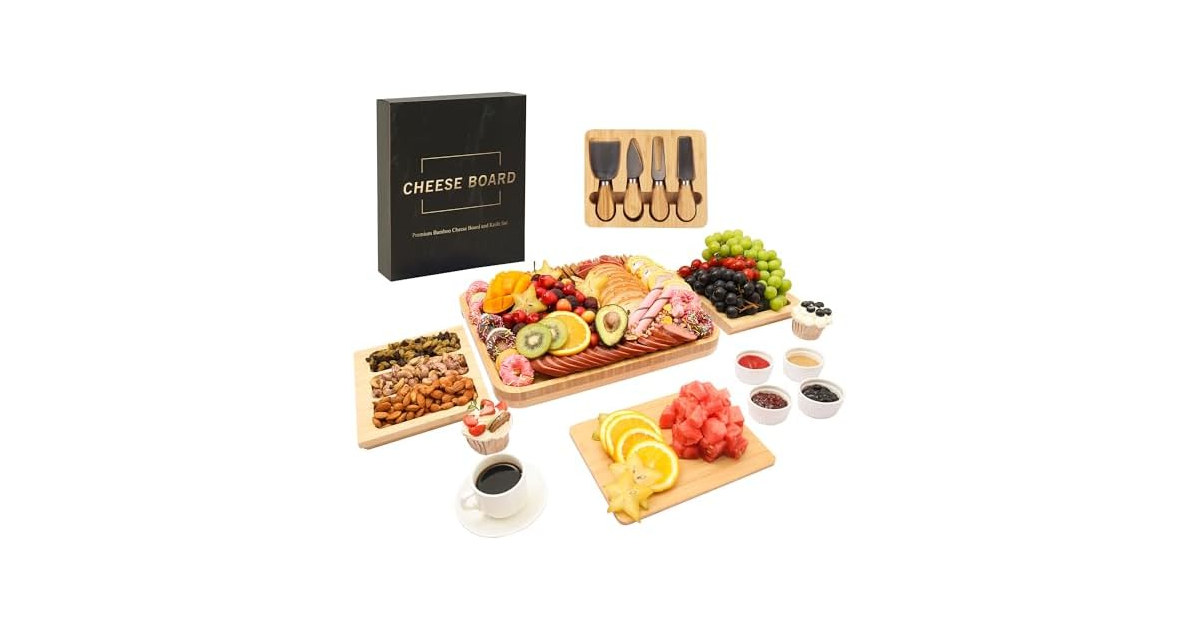 Miskoey Bamboo Charcuterie Board