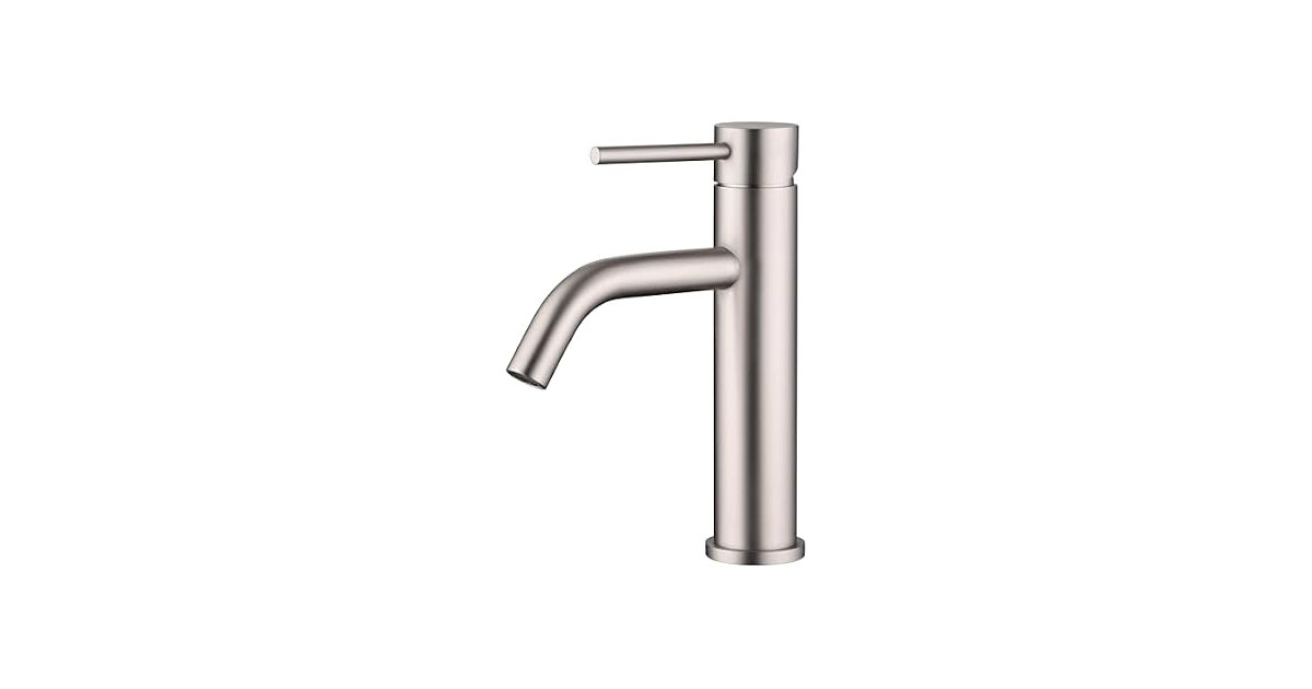 SUMERAIN Bathroom Sink Faucet Brushed