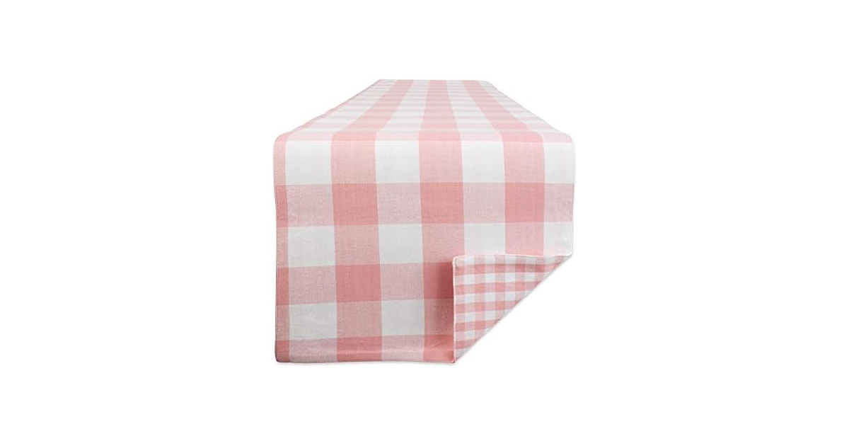 DII Gingham Check Tabletop Collection