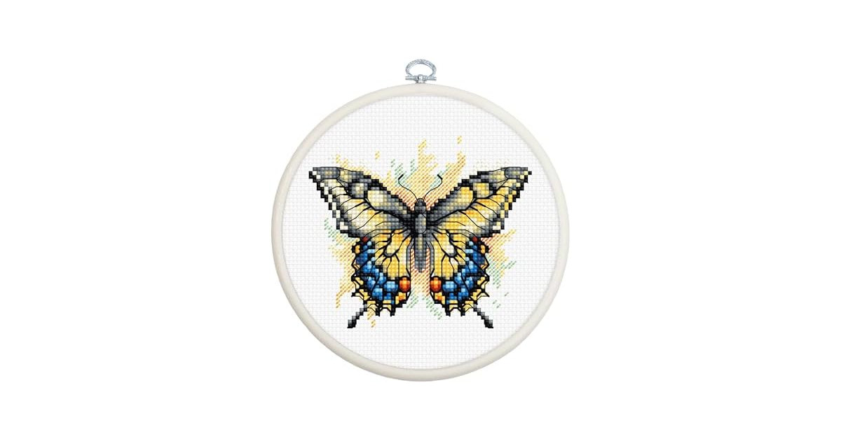Luca-S Cross Stitch Kit with Hoop Included