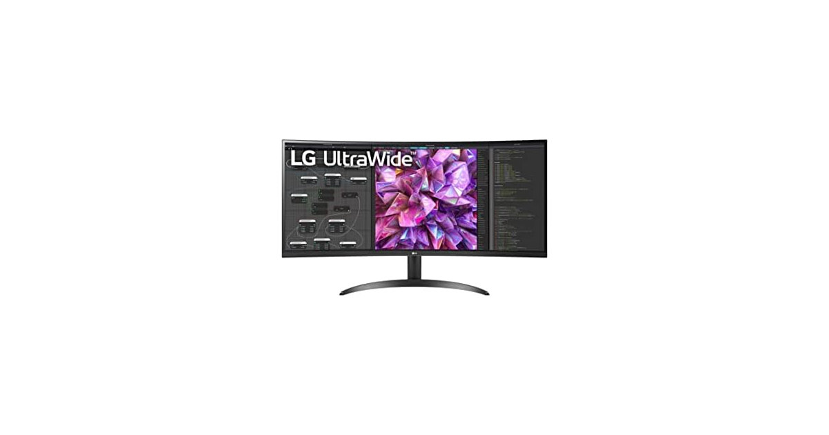 LG 34BQ60QC-B 21:9 Curved UltraWide QHD IPS Monitor