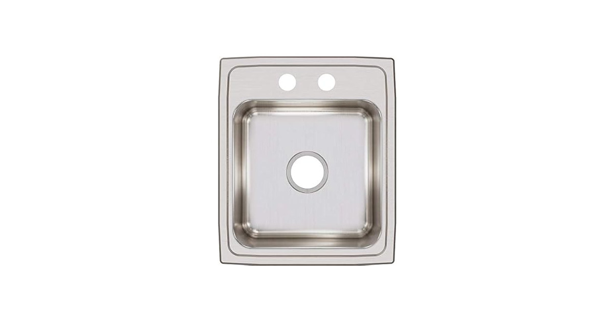 Elkay LR17202 Lustertone Classic Stainless SS Sink