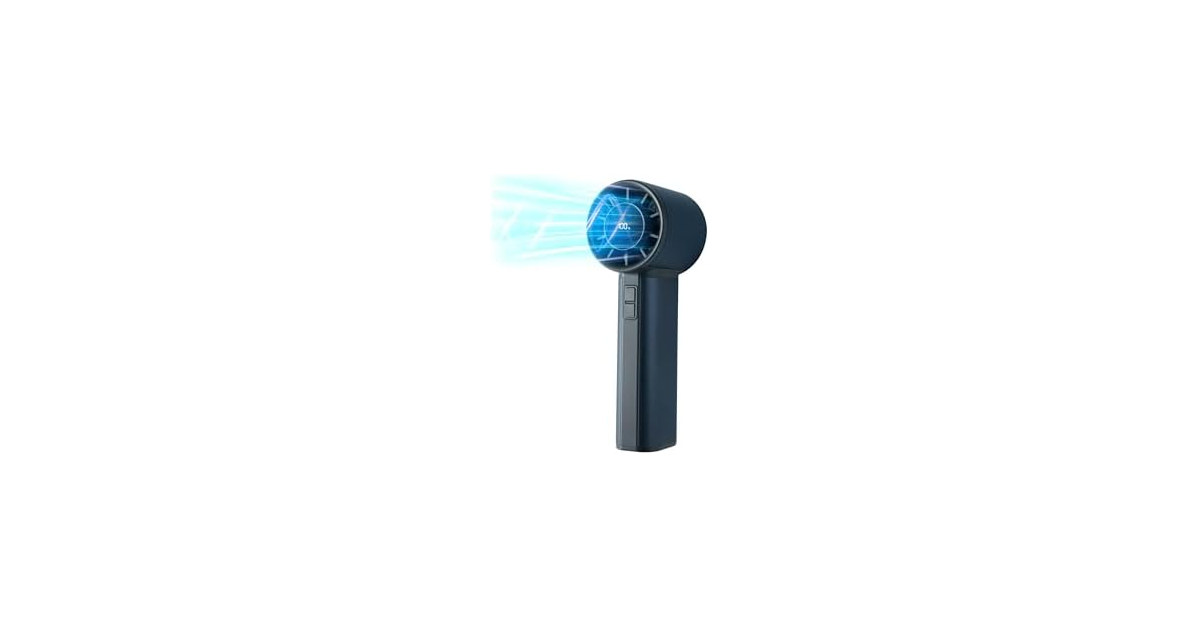 Sowmow Blue Handheld Turbo Fan