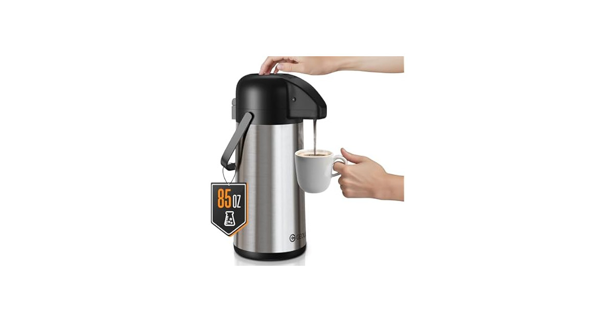 Airpot Coffee Carafe with Pump