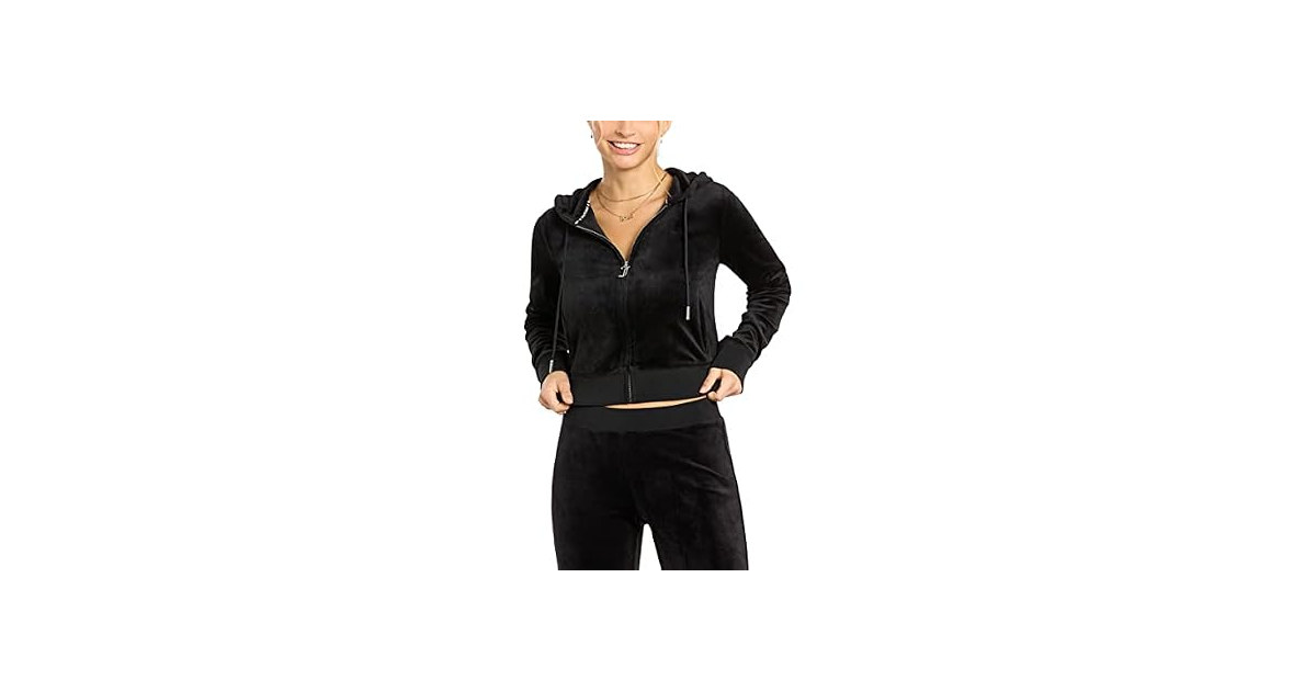 Juicy Couture Track Jacket, Liquorice (L)