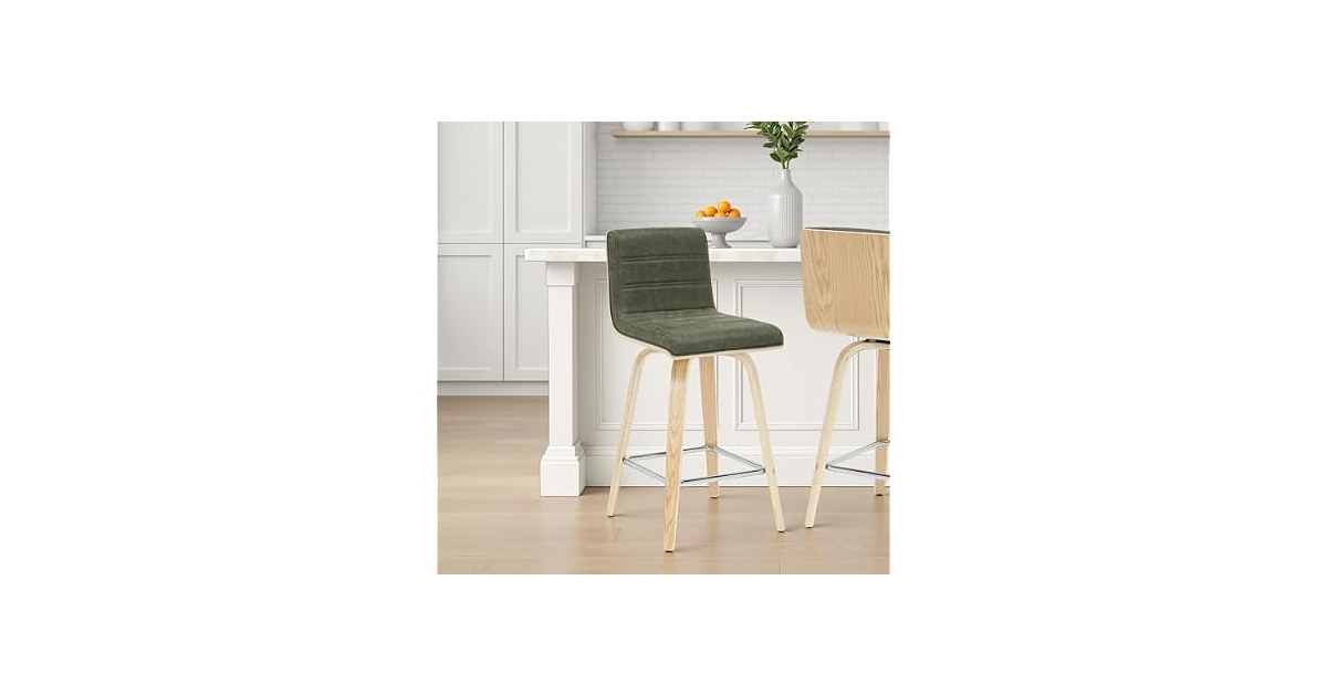 Armen Living Vienna Counter Height Bar Stool, Set of 3