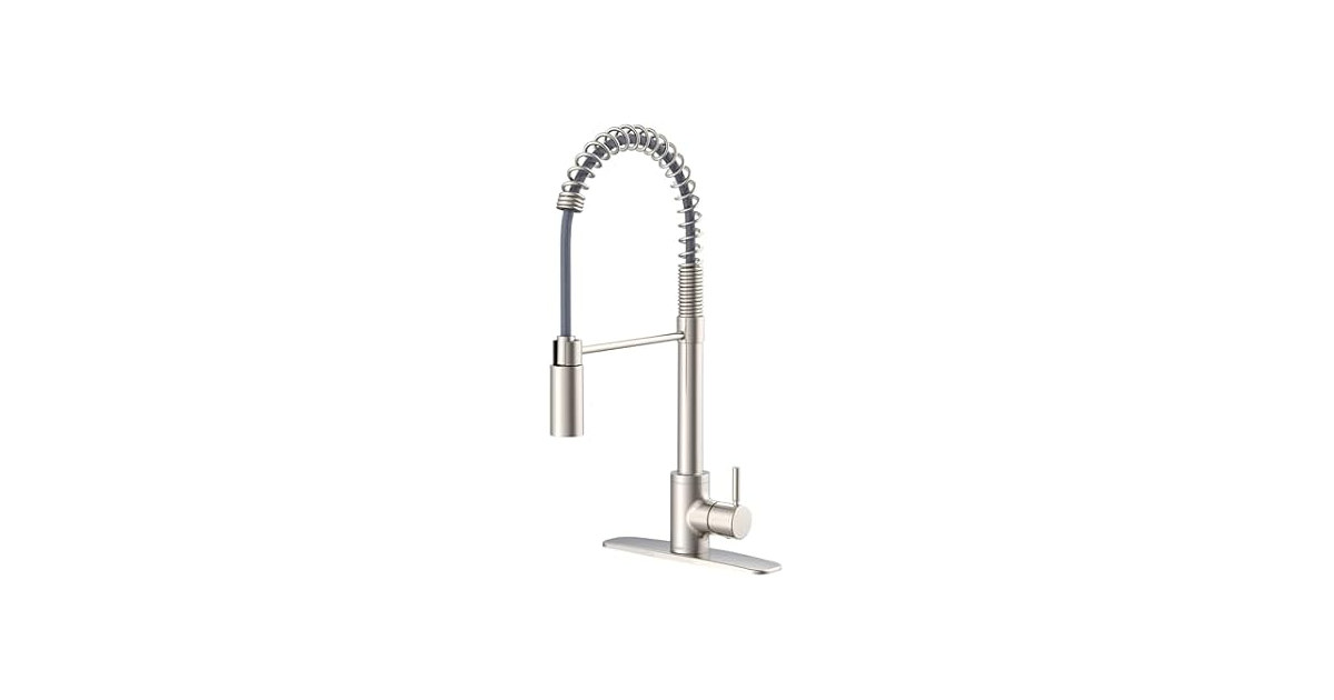Gerber The Foodie Pre-Rinse Kitchen Faucet, Stainless