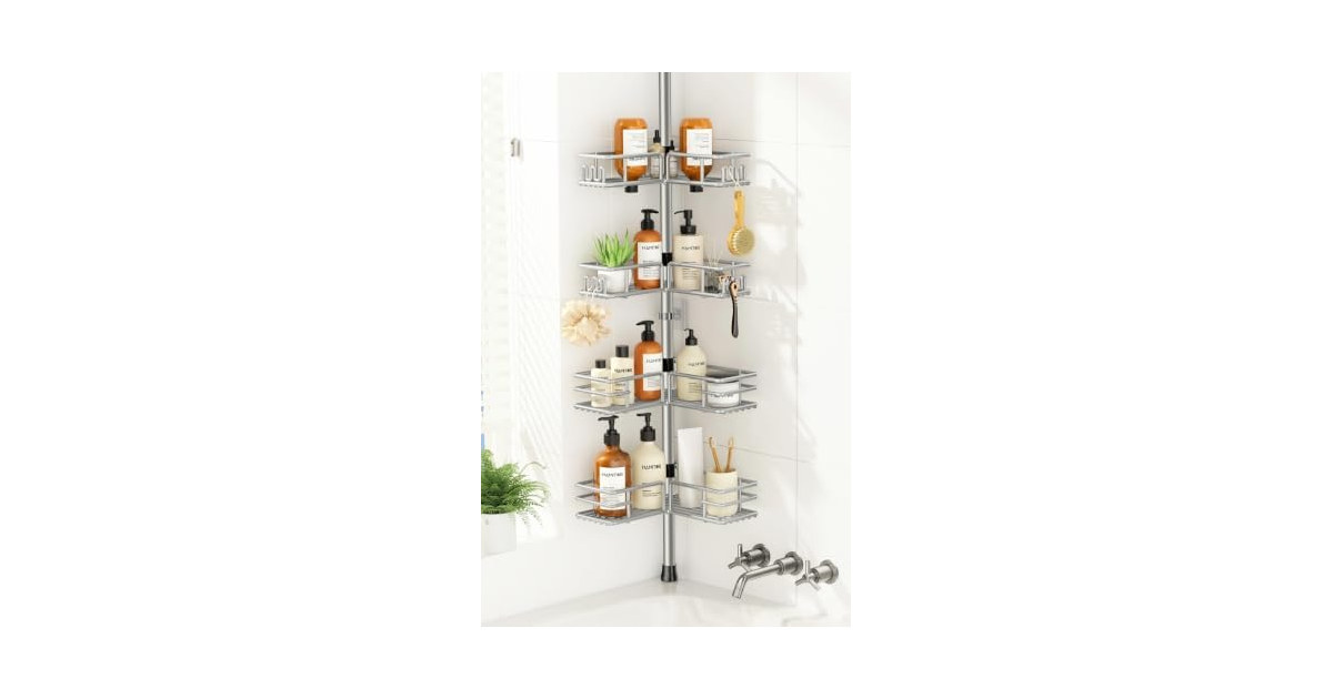 HAMITOR Shower Caddy Tension Pole