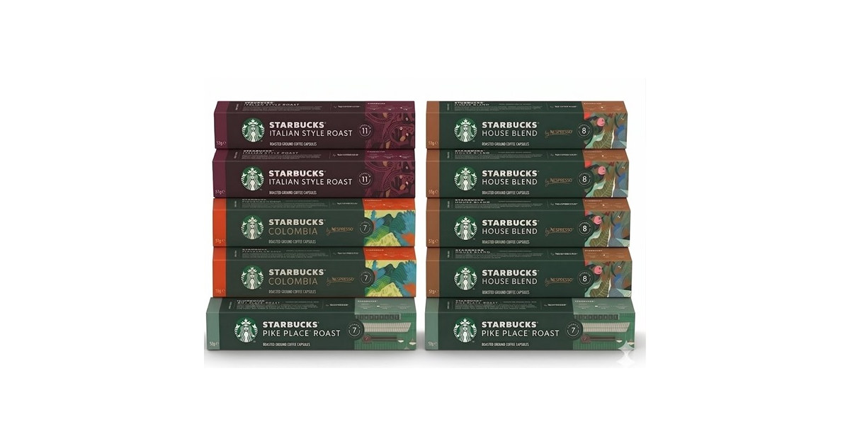 Starbucks by Nespresso Espresso, 100 Count